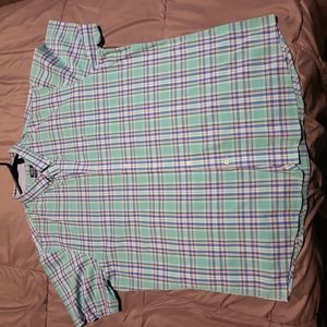 XXL IZOD short sleeve button down